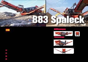 Stații de sortare mobile Terex-Finlay 883+ Spaleck