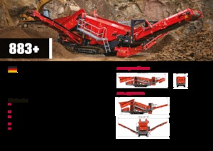 Stații de sortare mobile Terex-Finlay 883+