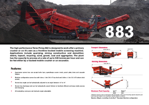 Stații de sortare mobile Terex-Finlay 883 Reclaimer