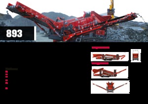 Stații de sortare mobile Terex-Finlay 893