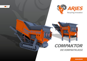 Stații de sortare mobile Arjes COMPAKTOR 300