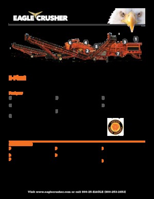 Stații de sortare mobile Eagle Crusher E-Plant