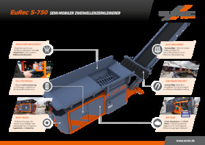 Stații de sortare mobile Arjes EuRec S-750