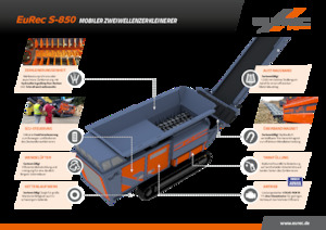 Stații de sortare mobile Arjes EuRec S-850