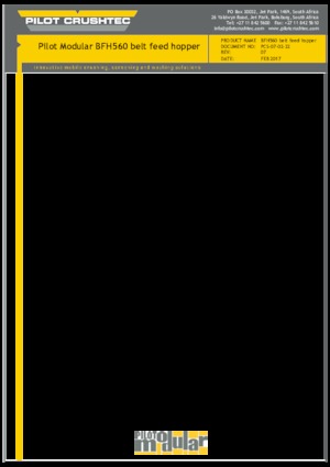 Stații de sortare mobile Pilot Crushtec GFH560