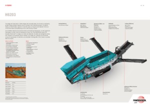 Stații de sortare mobile Powerscreen H6203