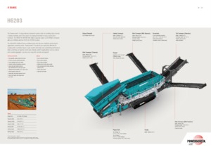 Stații de sortare mobile Powerscreen H6203