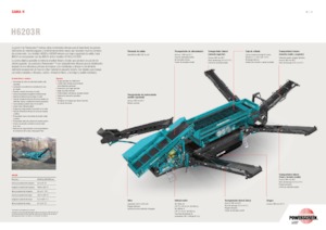 Stații de sortare mobile Powerscreen H6203R