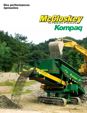 Stații de sortare mobile McCloskey Kompaq