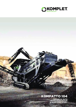 Stații de sortare mobile Komplet KOMPATTO 104