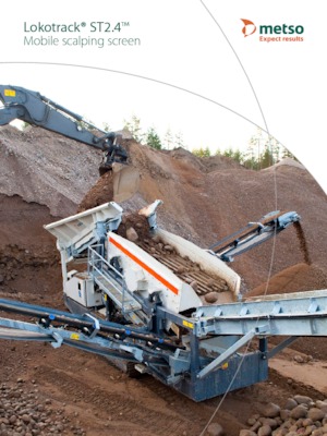 Stații de sortare mobile Metso Lokotrack ST2.4