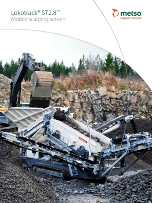 Stații de sortare mobile Metso Lokotrack ST 2.8