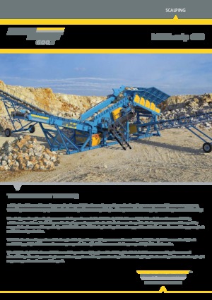 Stații de sortare mobile Pilot Crushtec MAXIscalp 600