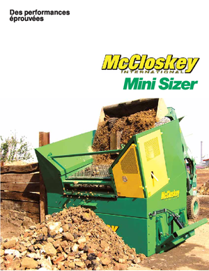 Stații de sortare mobile McCloskey MiniSizer