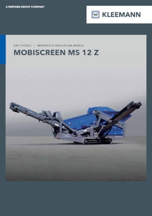 Stații de sortare mobile Kleemann MS 12 Z