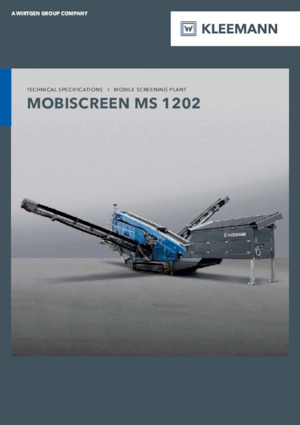 Stații de sortare mobile Kleemann MS 1202