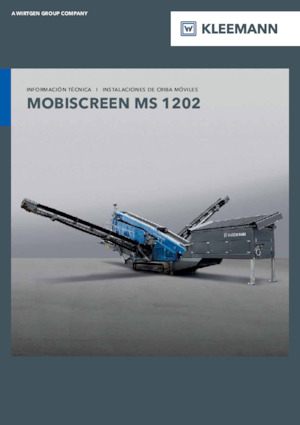 Stații de sortare mobile Kleemann MS 1202