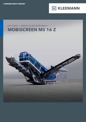 Stații de sortare mobile Kleemann MS 16 Z
