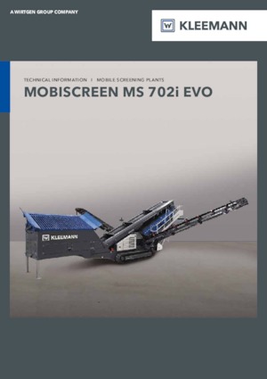 Stații de sortare mobile Kleemann MS 702i EVO
