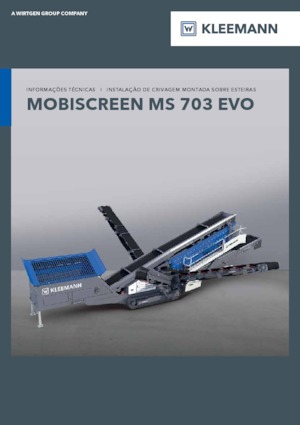 Stații de sortare mobile Kleemann MS 703i EVO
