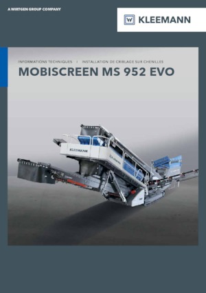 Stații de sortare mobile Kleemann MS 952i EVO