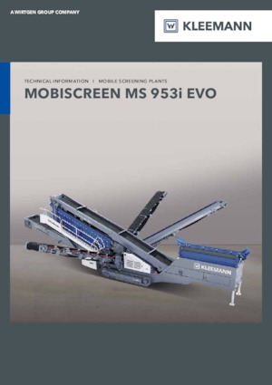 Stații de sortare mobile Kleemann MS 953i EVO