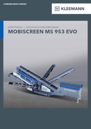 Stații de sortare mobile Kleemann MS 953i EVO
