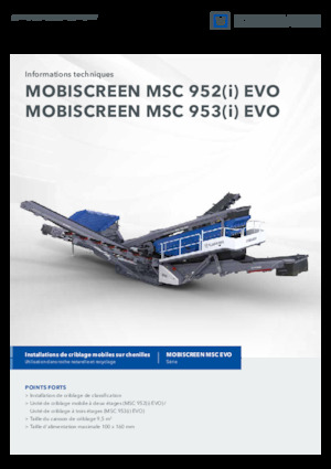 Stații de sortare mobile Kleemann MSC 952i EVO