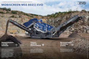 Stații de sortare mobile Kleemann MSS 802(i) EVO