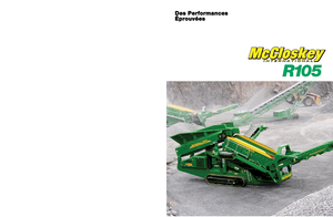 Stații de sortare mobile McCloskey R105