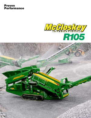Stații de sortare mobile McCloskey R105