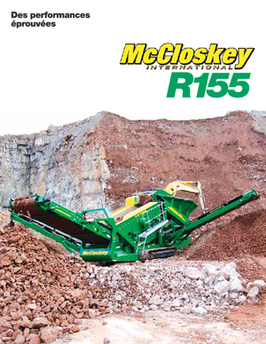 Stații de sortare mobile McCloskey R155
