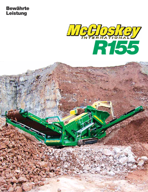 Stații de sortare mobile McCloskey R155