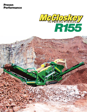 Stații de sortare mobile McCloskey R155