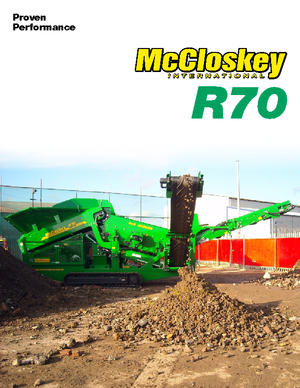 Stații de sortare mobile McCloskey R70