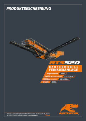 Stații de sortare mobile Rockster RTS520