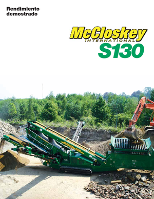 Stații de sortare mobile McCloskey S130 2-Deck