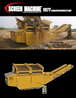 Stații de sortare mobile Screen Machine Industries  Scalper 107T