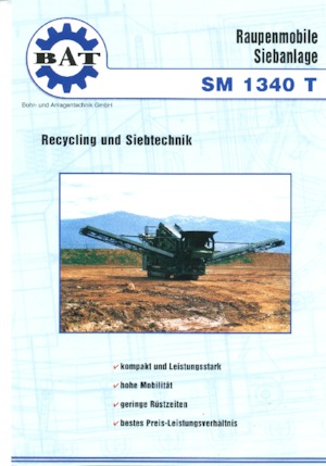 Stații de sortare mobile BAT SM 1340 T