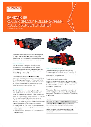 Stații de sortare mobile Sandvik SR2131