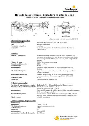 Stații de sortare mobile Backers Sternsieb 3-mb