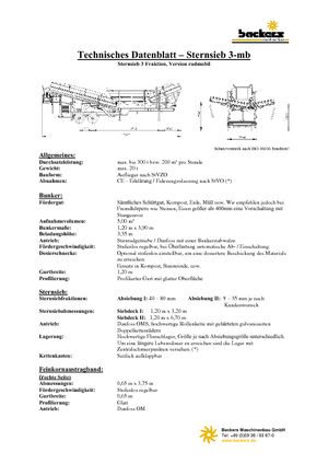 Stații de sortare mobile Backers Sternsieb 3-mb