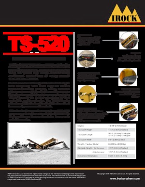 Stații de sortare mobile IROCK  TS-520