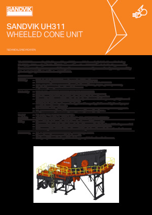 Stații de sortare mobile Sandvik UH311