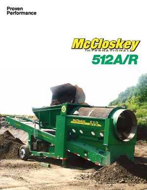 Stații de sortare mobile cu tambur McCloskey 512A