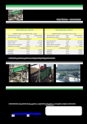 Stații de sortare mobile Komplet WV 1560
