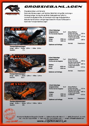 Stații de sortare mobile Rockster RSS 49