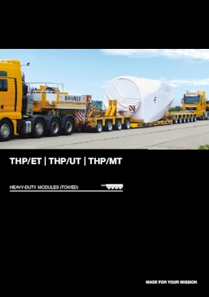 Trailere modulare heavy duty Goldhofer THP/MT