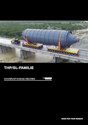 Trailere modulare heavy duty Goldhofer THP/SL