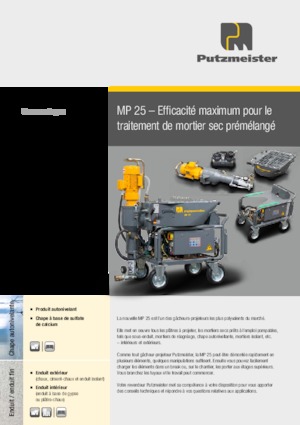 Pompe de amestecare mortar Putzmeister MP 25 